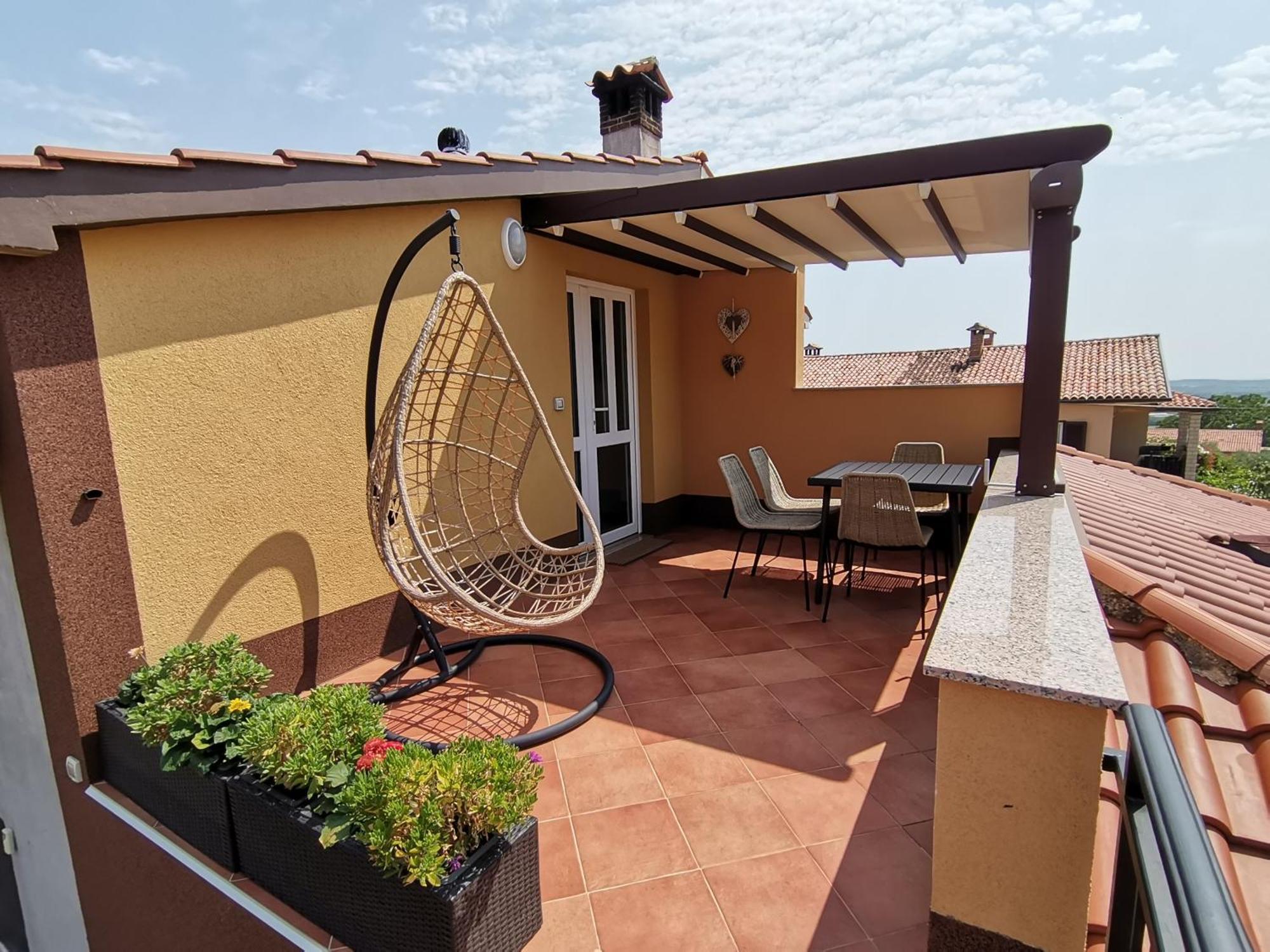 Ferienwohnung Magnavisum Kaštelir Exterior foto